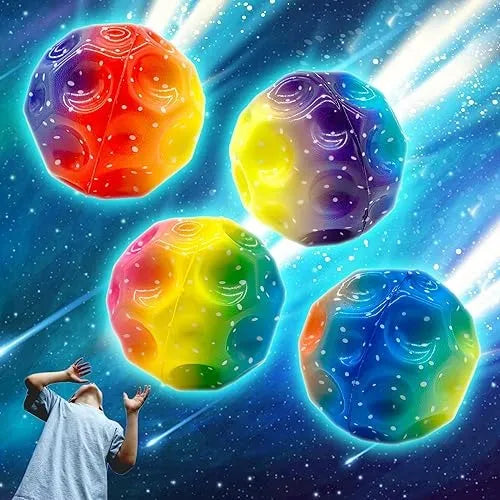 Squishy Estilo Luna Multicolor Rebota Antiestres