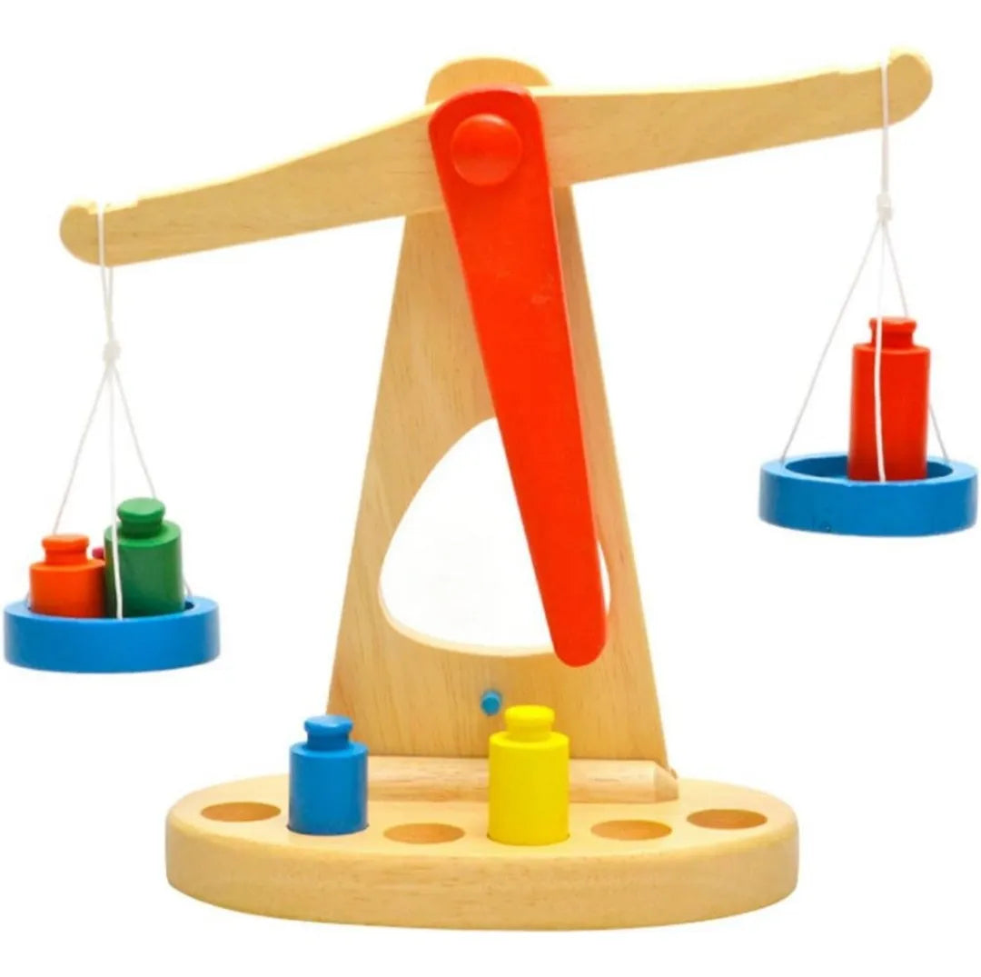 Juego De Balanza En Madera Montessori 24 X 17 Cm