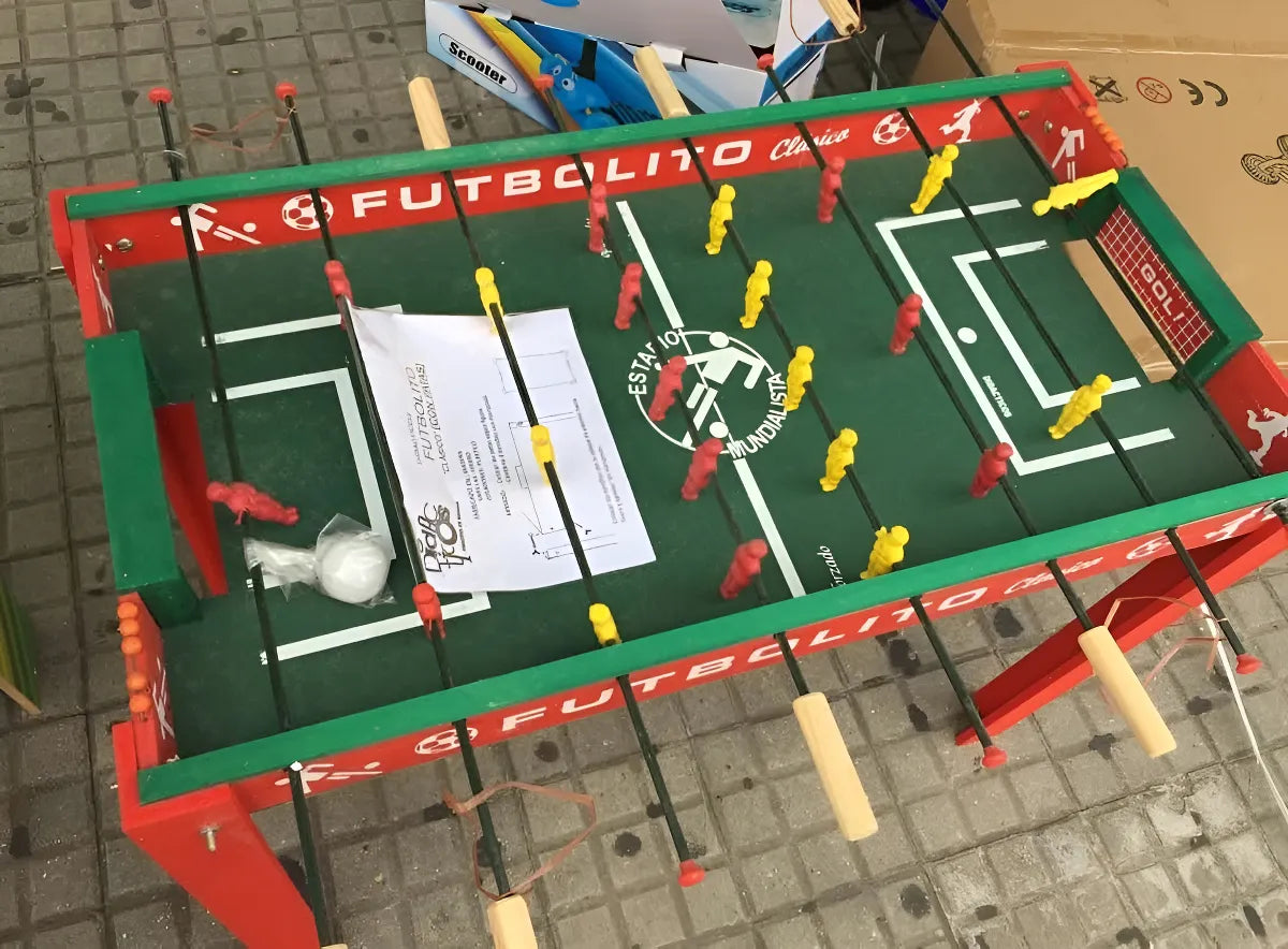 Fútbolito Infantil En Madera Clásico Con Patas