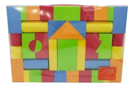 Bloques De Goma Eva 40pcs Multicolor Montessori