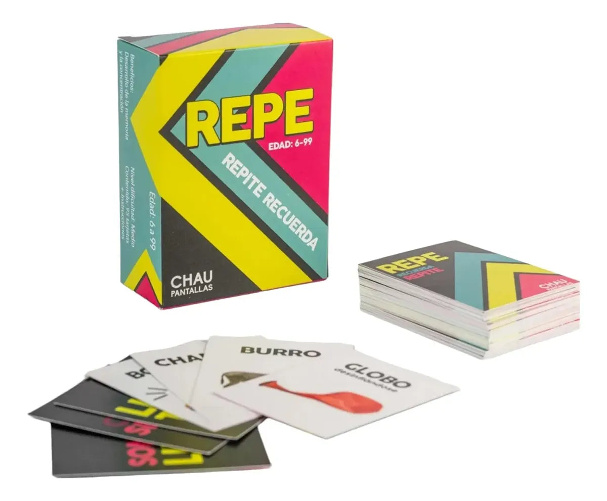 Juego De Mesa Repe Repite Recuerda chau pantallas