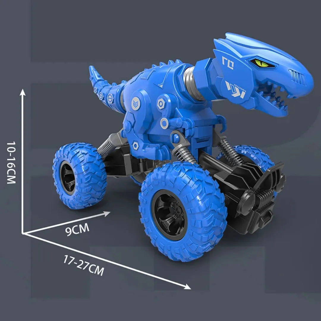 Auto De Dinosaurio Extensibles 17cm Varios Colores