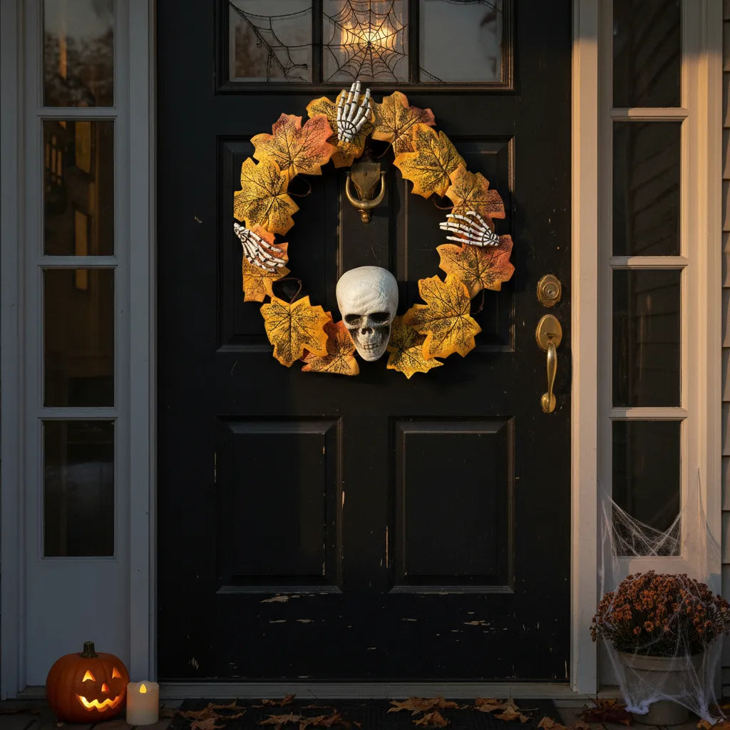 Corona Para Puertas Decoracion De Halloween