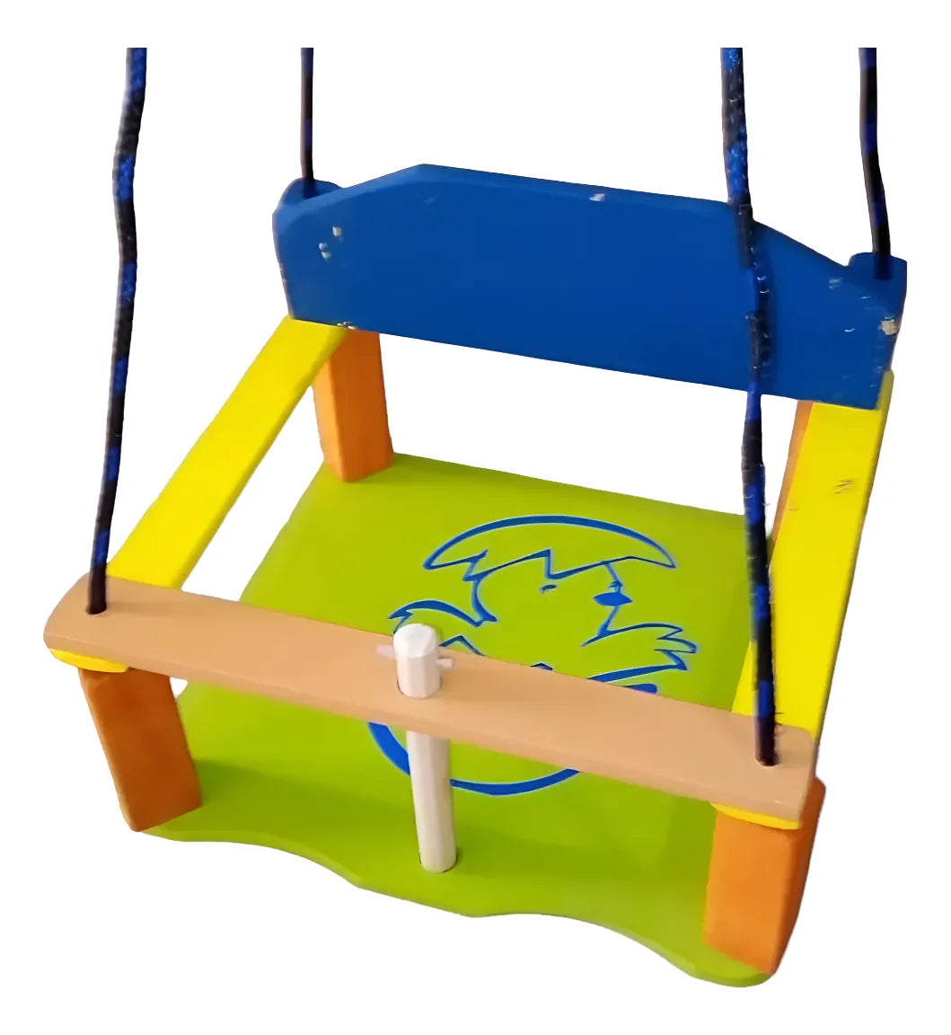 Hamaca De Bebe En Madera Con Soporte Protector