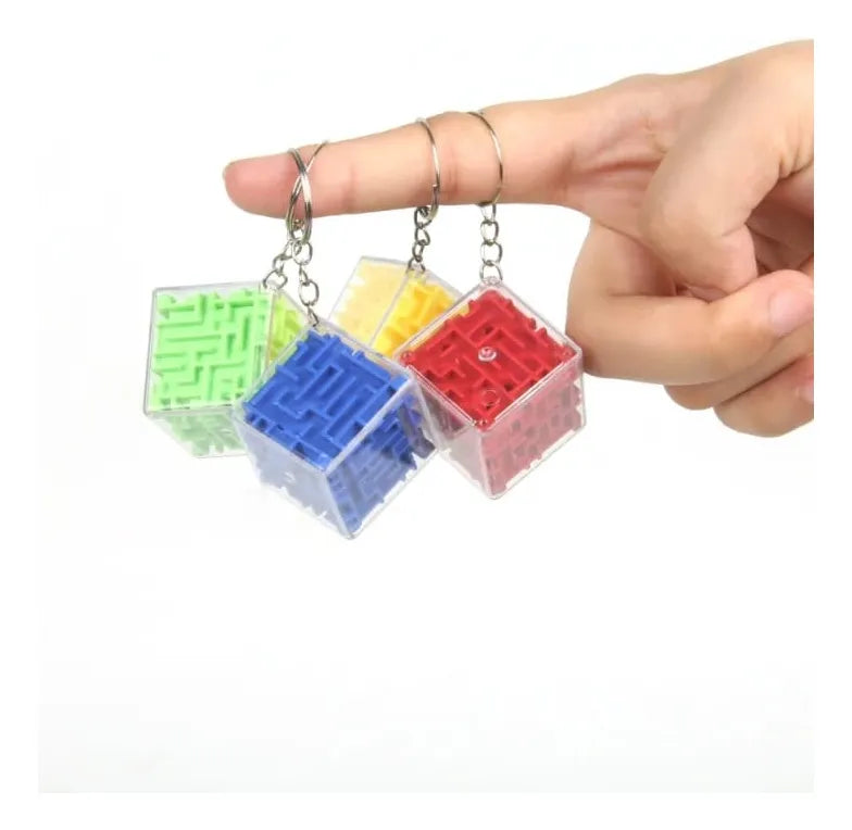 Llaveros Cubo De Color Laberinto Pack X12 Souvenir