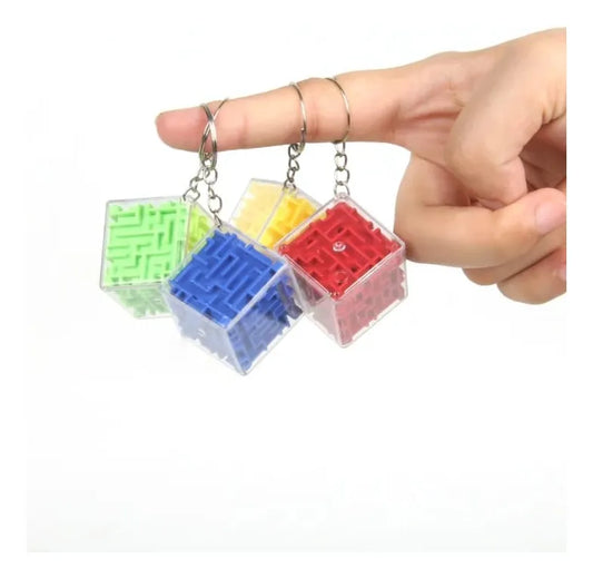 Llaveros Cubo De Color Laberinto Pack X12 Souvenir