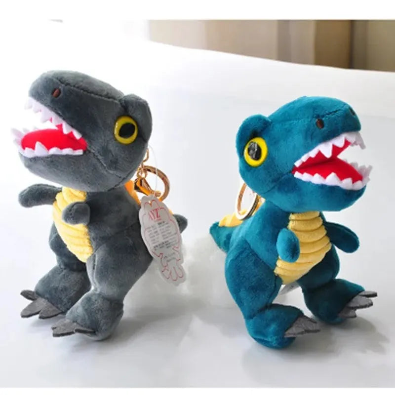 Llavero De Dinosaurio De Peluche 14cm Importado