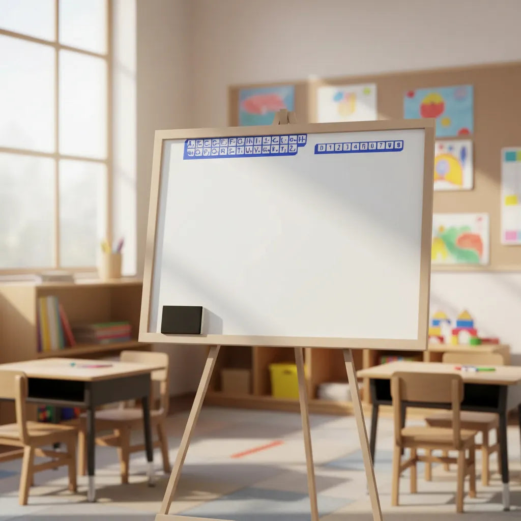 Pizarra De Pie Blanca P/marcador Grande 53x40x109