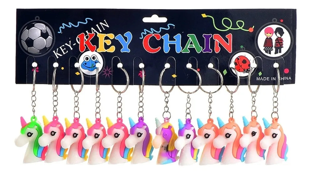 Llaveros De Unicornio  Pack X12