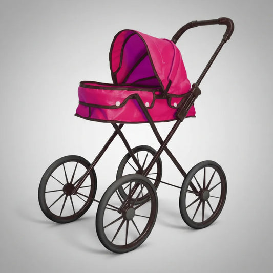 Cochecito De Muñecas Moises Realista 39x66x74cm
