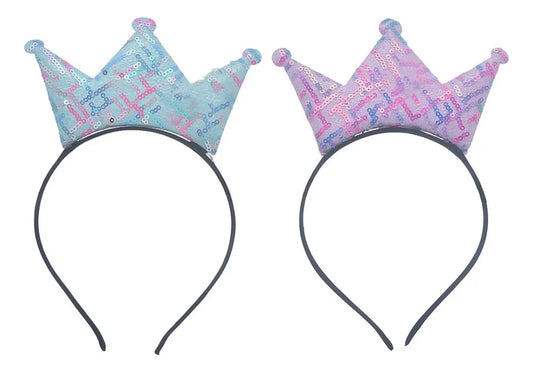 Vincha Diadema De Corona Pack X6 Multicolo