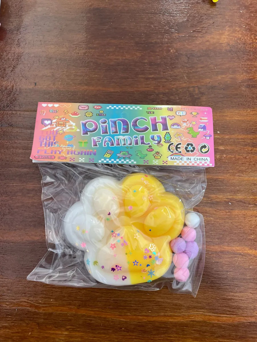 Squishy Huella Patita Perro Gato Antiestres X1 12cm