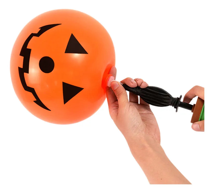 Globos De Calabaza Con Luz X5 Decoración Halloween
