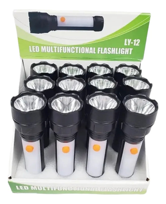 Linterna Led Con Luz De Emergencia Camping 17cm