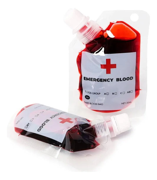 Sangre Falsa En Bolsa 30ml Decoracion Halloween