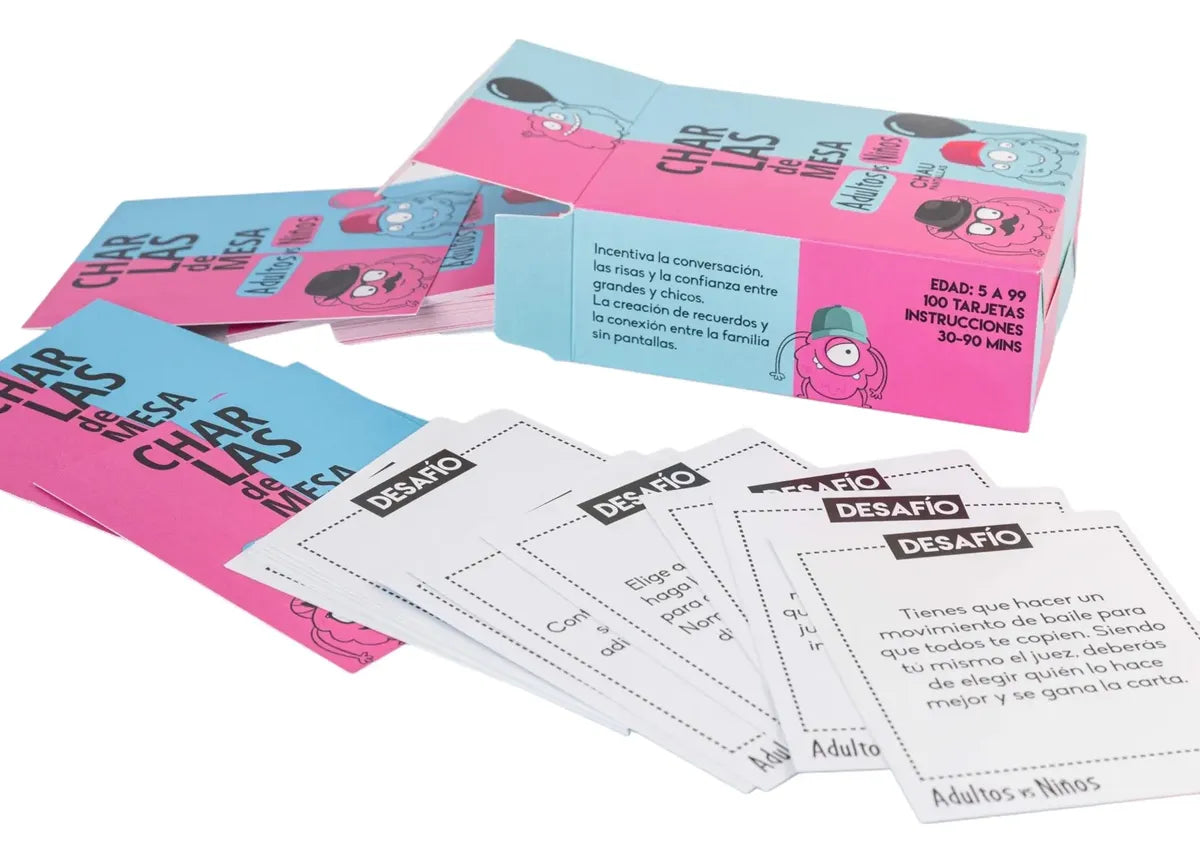 Juego Charlas De Mesa Adultos Vs Niños Chaupantallas