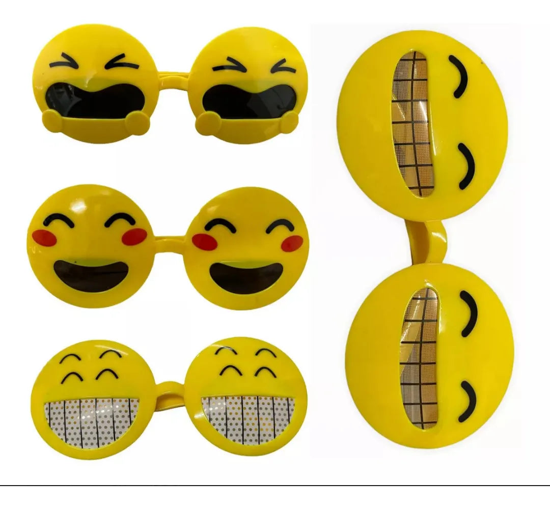 Lentes Emojis Pack X6 Surtidos Cotillón Fiesta