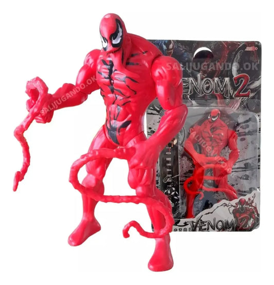 Muñeco Figura De Acción Carnage 17cm Luz Artículado
