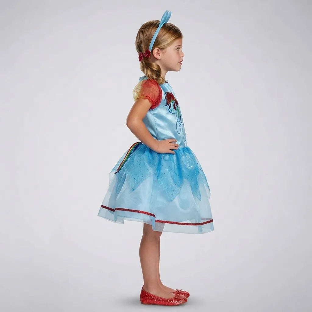 Disfraz My Little Pony Rainbow Dash Para Niña