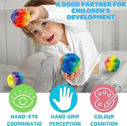 Squishy Estilo Luna Multicolor Rebota Antiestres