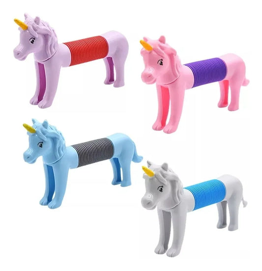 Pop Tubes Unicornio Pack X6 Unidades Intercambiable