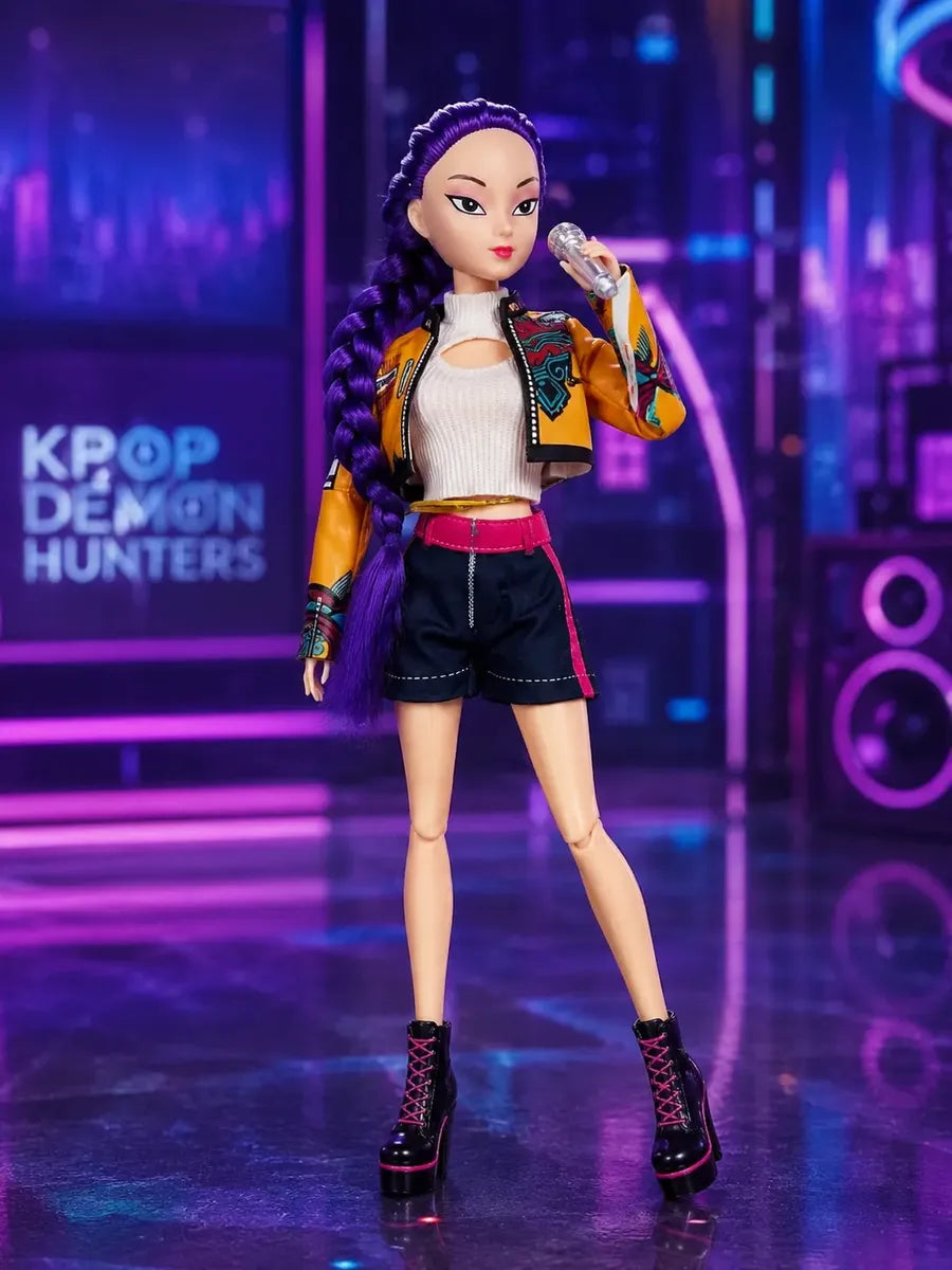 Muñeca Guerrera Kpop Rumi Articulada 25cm C Sonido