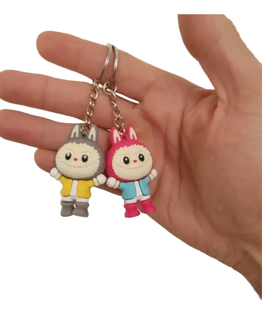 Llavero Labubu Pack X12 Sorpresitas Cumpleaños