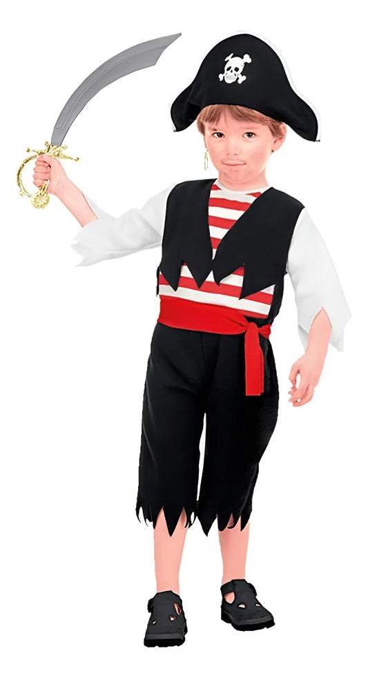 Disfraz Infantil De Pirata Con Sombrero Halloween