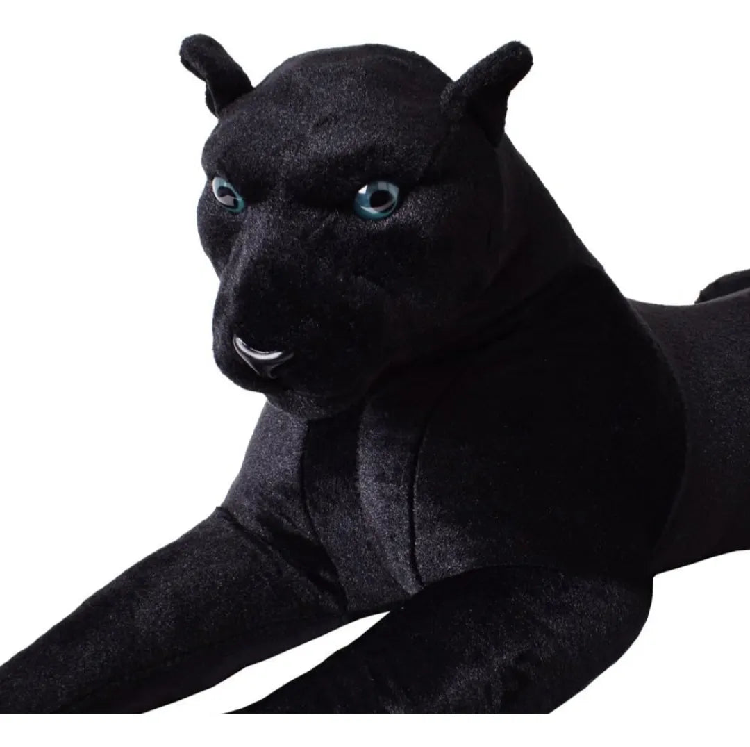 Peluche Pantera Negra 80cm Importado Realista