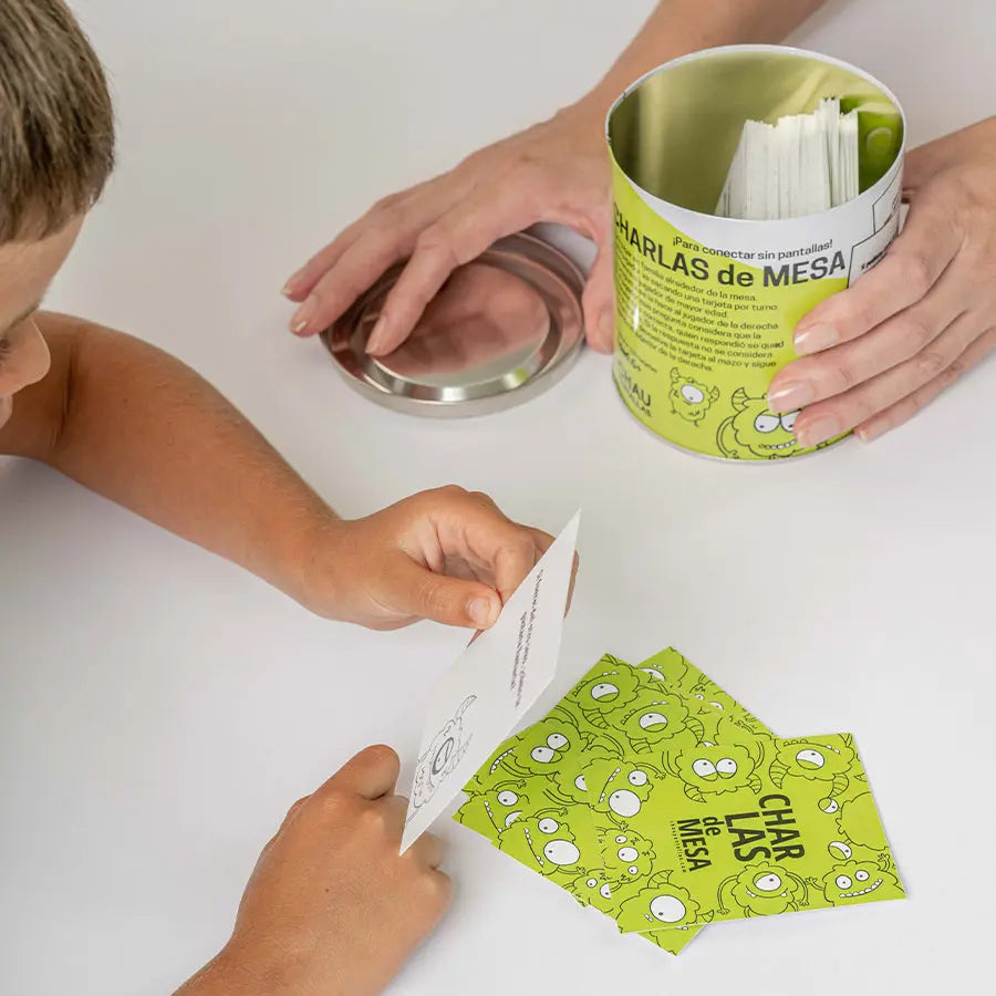 Juego Charlas De Mesa +6 Años Con 120 Tarjetas
