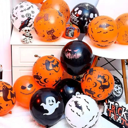Globos Halloween Surtidos Radio 12 Pack X20