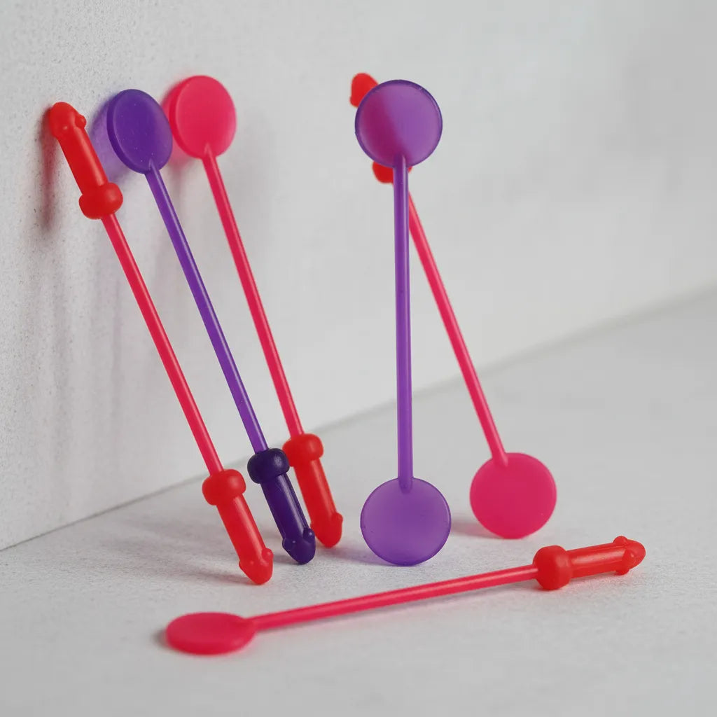 Revolvedores Plásticos Pene X6 Despedida De Soltera