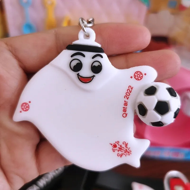 Llavero Souvenir Mundial 2022 Qatar Mascota La'eeb