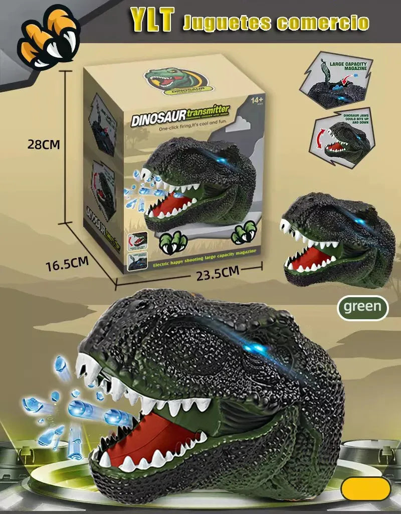 Pistola Lanza Orbits Cabeza Dinosaurio 10000 Bolita
