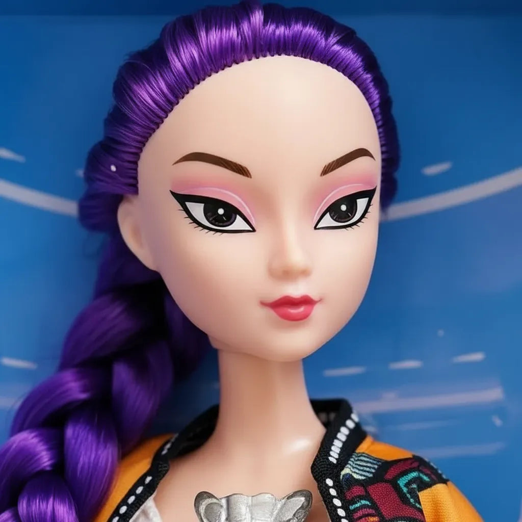 Muñeca Guerrera Kpop Rumi Articulada 25cm C Sonido