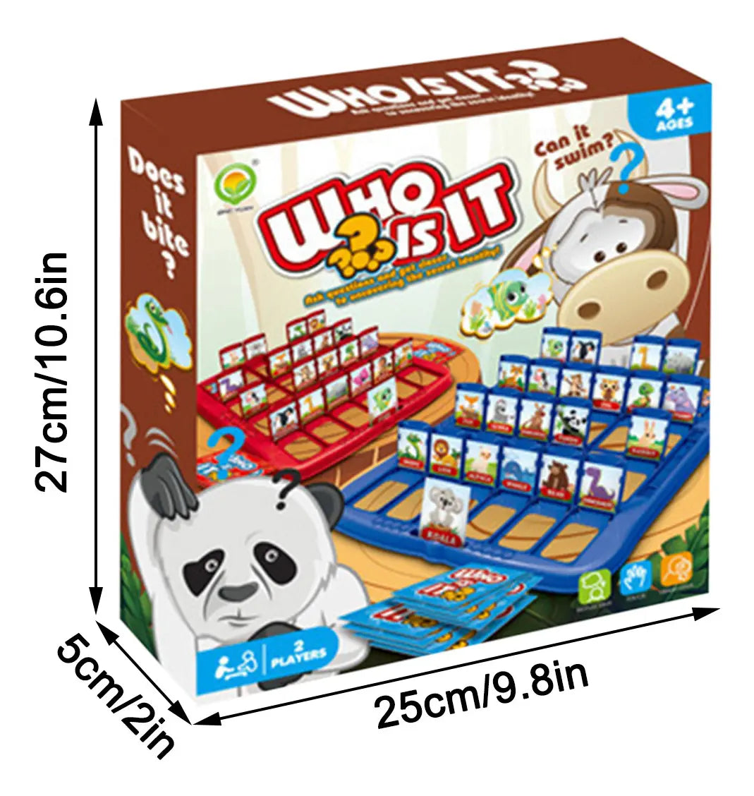 Juego De Mesa ¿adivina Quien? Version Animales