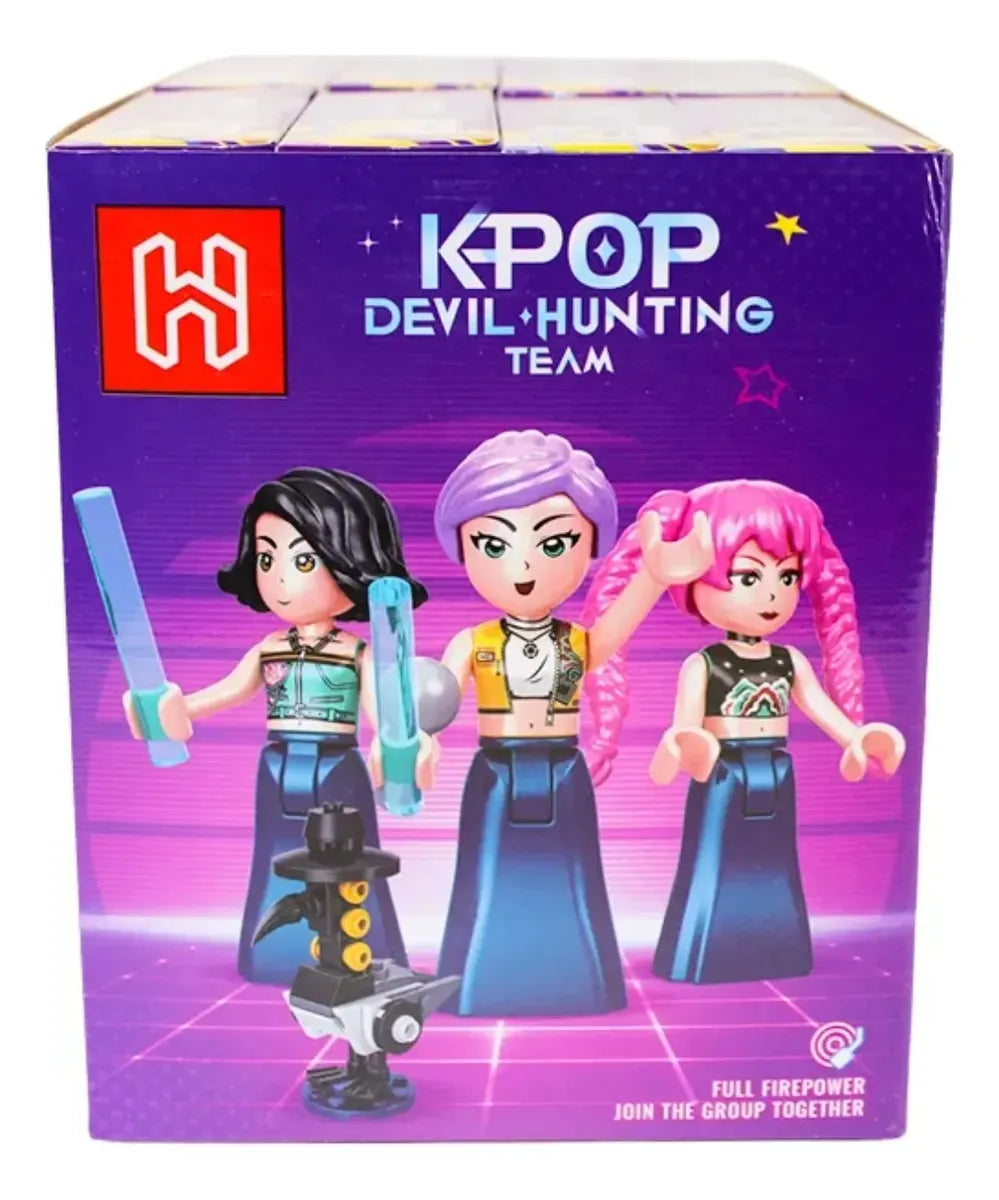 Bloques Para Armar Personajes de las Guerreras Kpop 8 Modelos