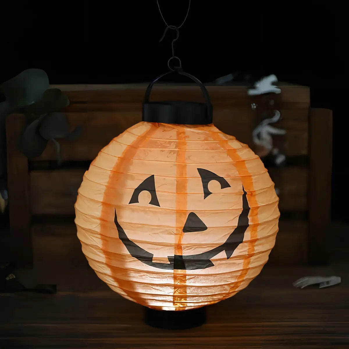 Faroles Led De Papel Para Halloween