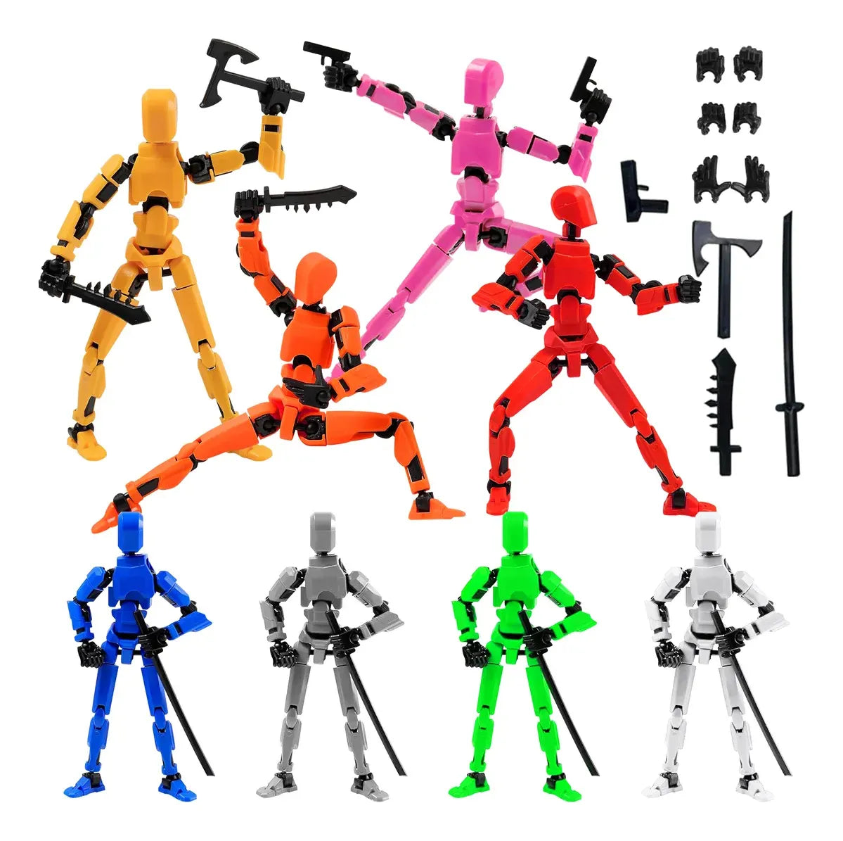 Figura Articulada Dummy 13 Lucky Muñeco no Armado