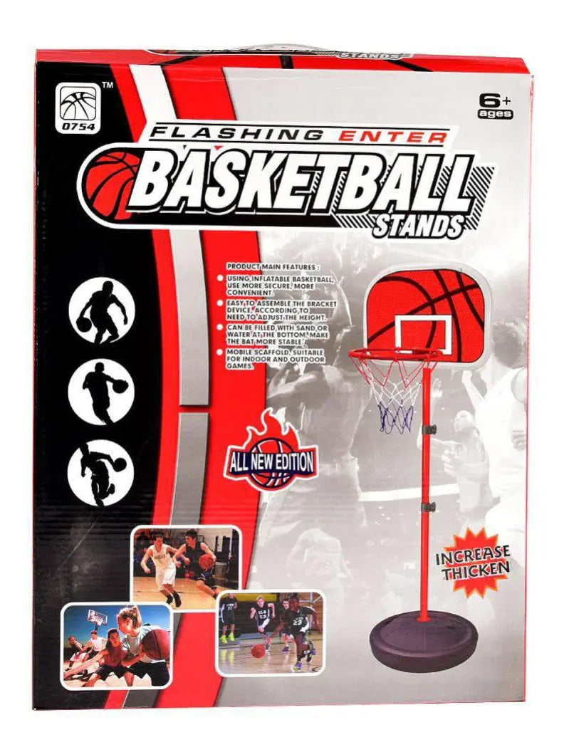 Aro de Basketball Infantil con Tablero Altura Ajustable