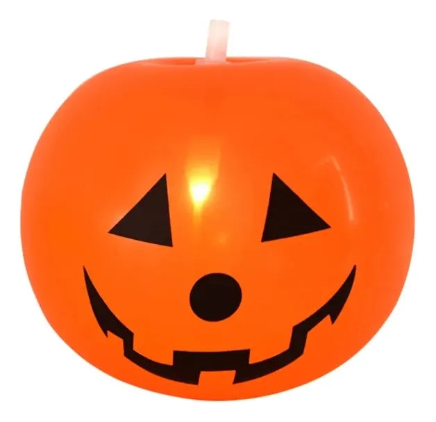 Globos De Calabaza Con Luz X5 Decoración Halloween