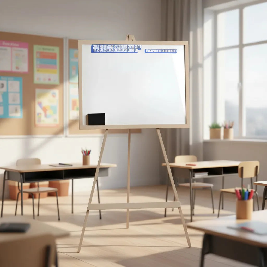 Pizarra De Pie Blanca P/marcador Chica 40x33x78