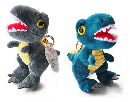 Llavero De Dinosaurio De Peluche 14cm Importado