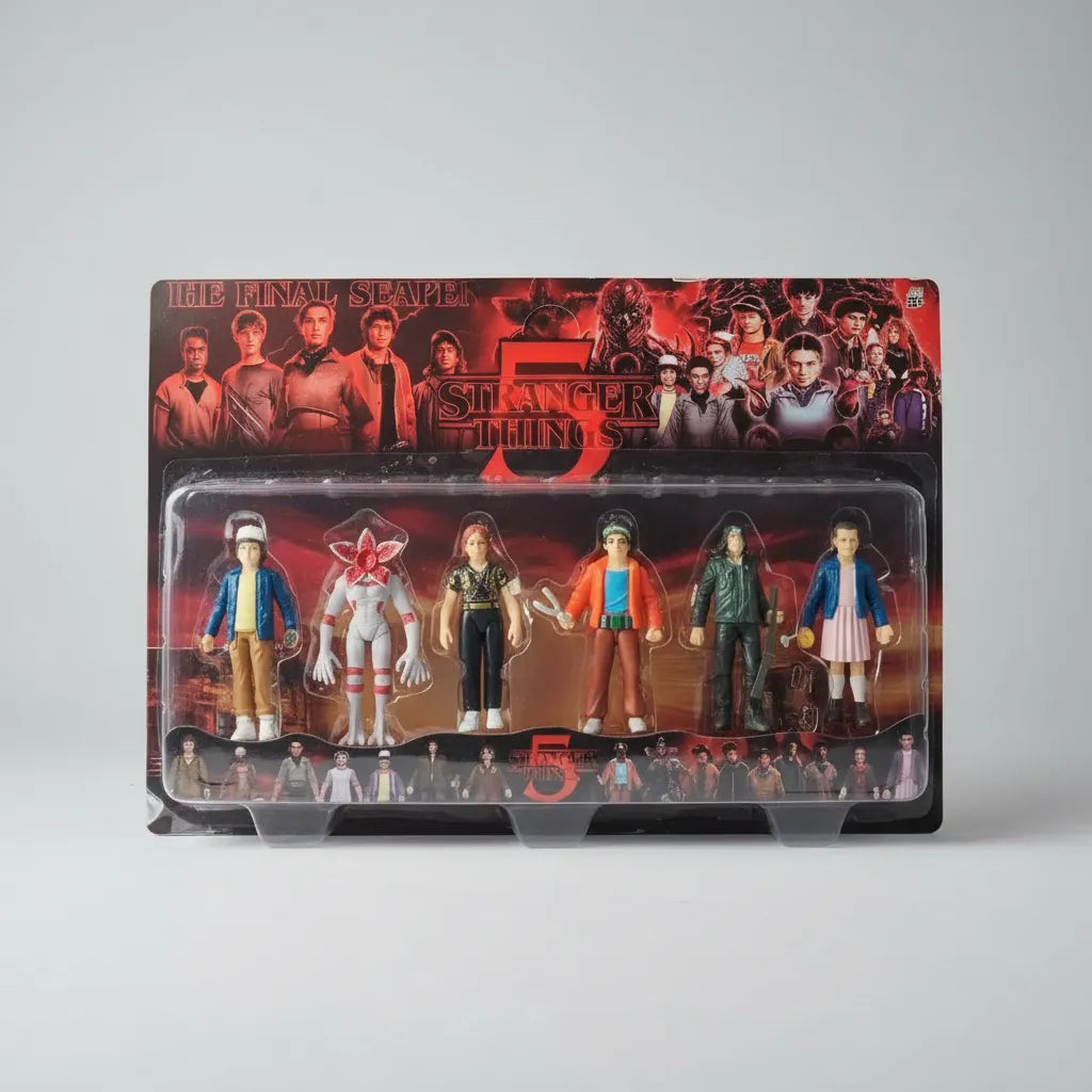 Set 6 Figuras Stranger Things 5 Colección