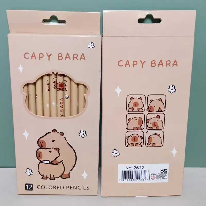Set 12 Lápices De Colores Capibara