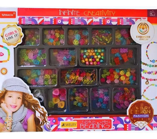 Set Para Armar Pulseras Infantiles En Caja