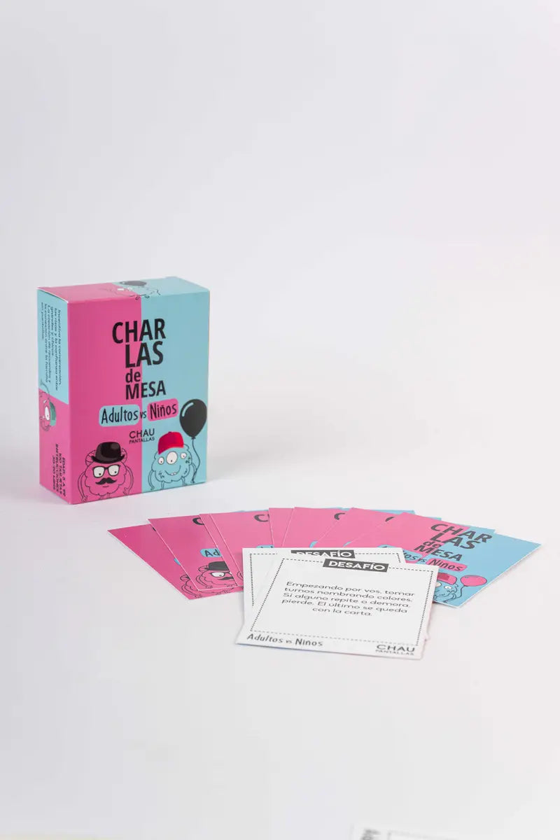 Juego Charlas De Mesa Adultos Vs Niños Chaupantallas