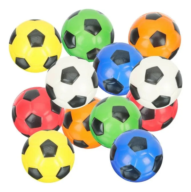 Pelotas De Goma de futbol 6cm Pack X12
