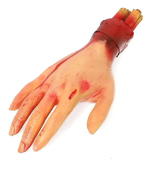 Mano Sangrienta Decorativa Halloween Pack X2