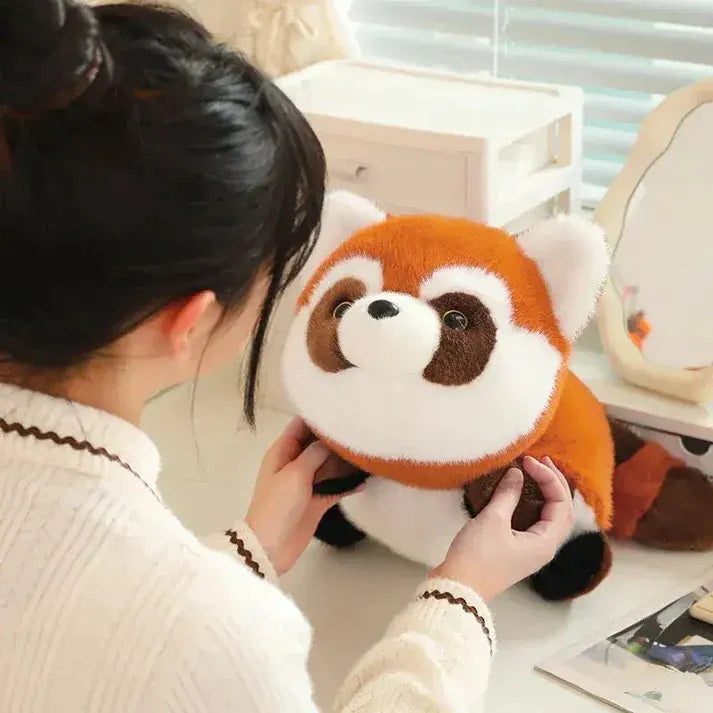 Peluche Magico 2 En 1 Panda Y Panda Rojo Reversible
